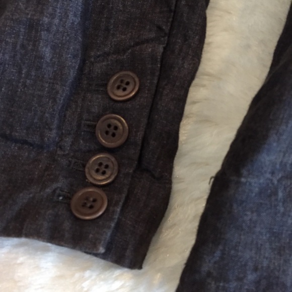 Eileen Fisher Dabbled Gray Linen Jacket Size 2 - Picture 8 of 8
